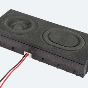 50343 Lautsprecher 29mm x 65mm x 14mm, rechteckig, 8 Ohm, Bassreflex