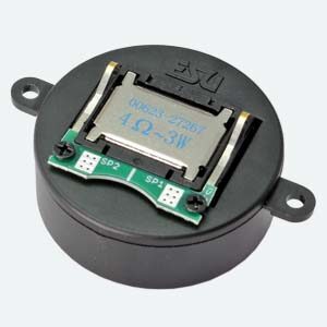 50349 Lautsprecher D=28mm x 11mm, rund, 4 Ohm, Bassreflex