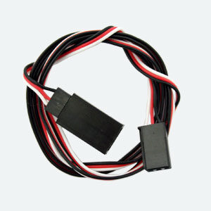 51810 Servoverlängerungskabel: 3 pol J/R Stecker auf Buchse J/R / Futaba, Länge: 75cm